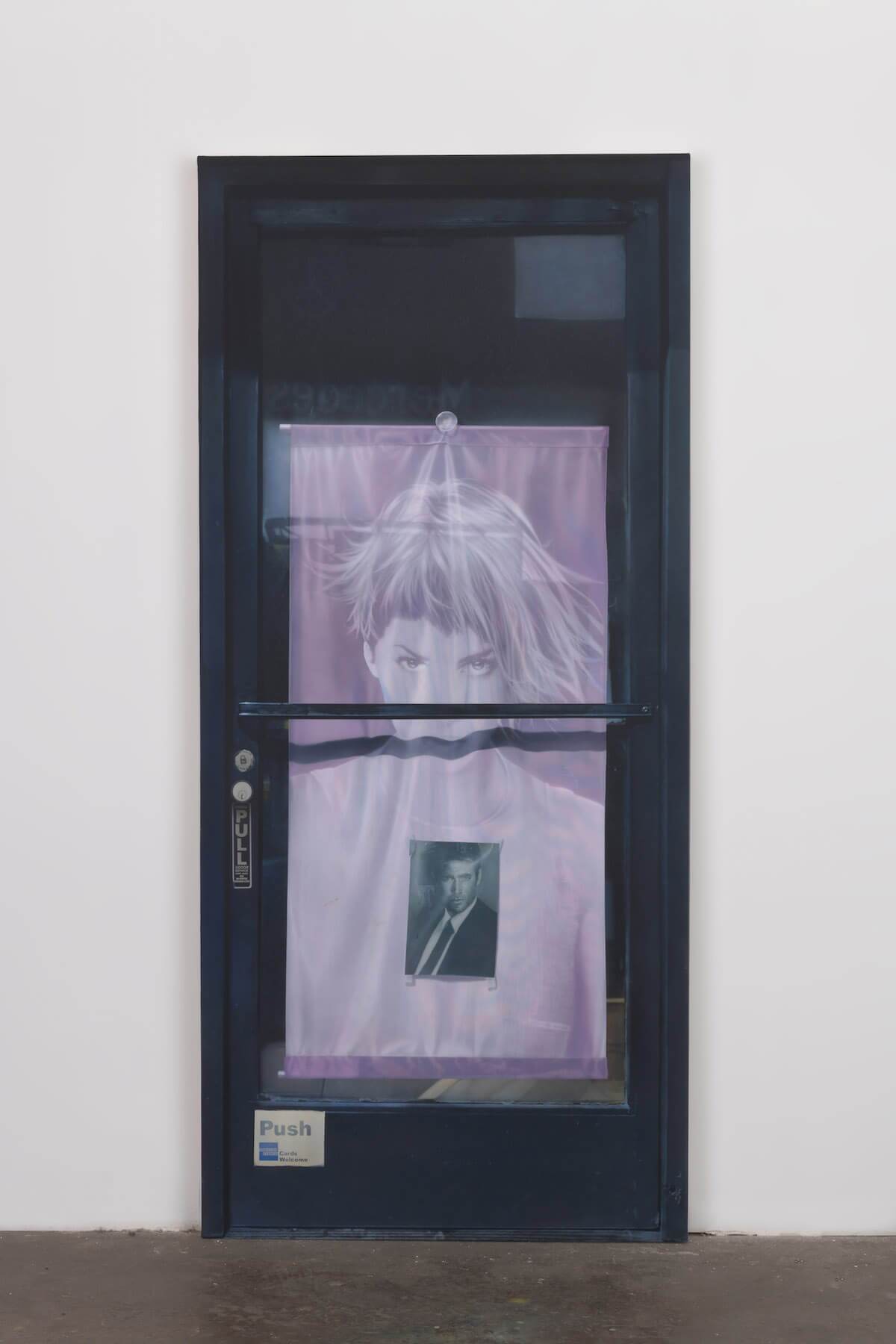 Sayre Gomez, "Glendale Door," 2019, acrylic on canvas.