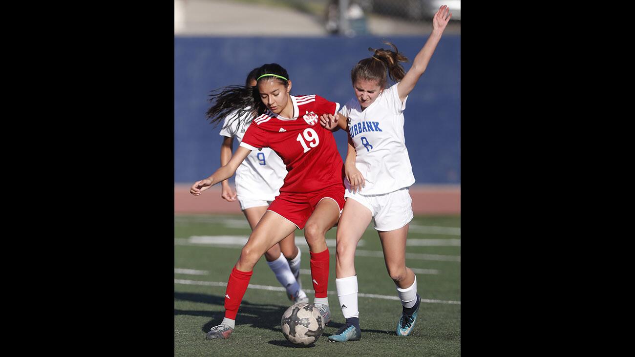 Photo Gallery: Burroughs High girls soccer vs. Burbank Highq