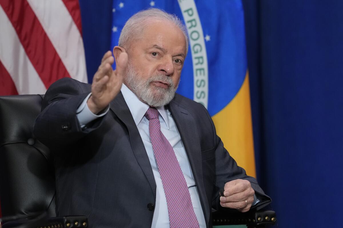 El presidente brasileño Luiz Inácio Lula da Silva.