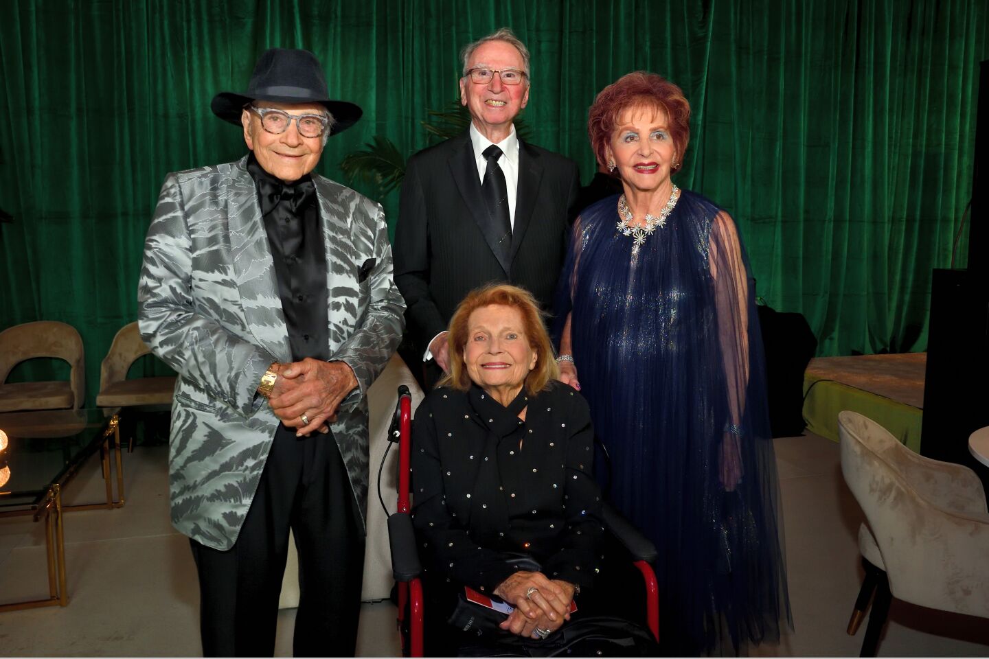 Matthew Strauss, Irwin and Joan Jacobs and Iris Strauss