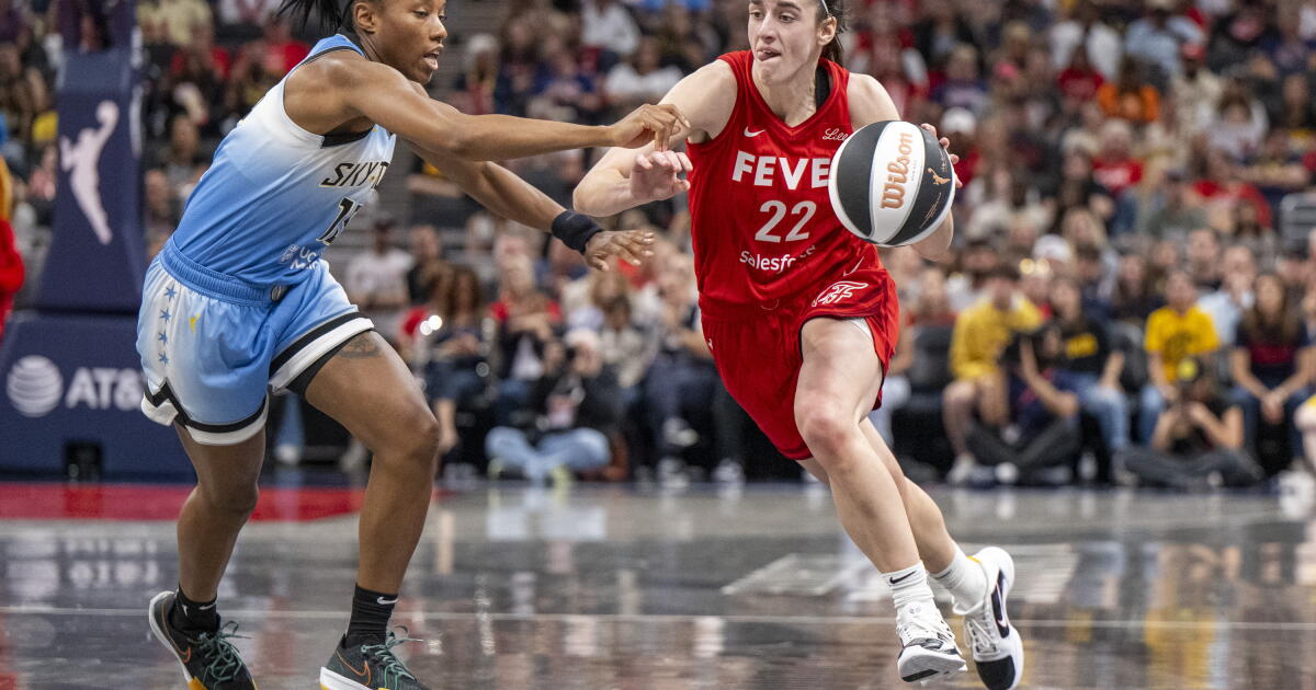 Fever Beat Caitlin Clark and Fever beat Sky for first home win of season - Los ...