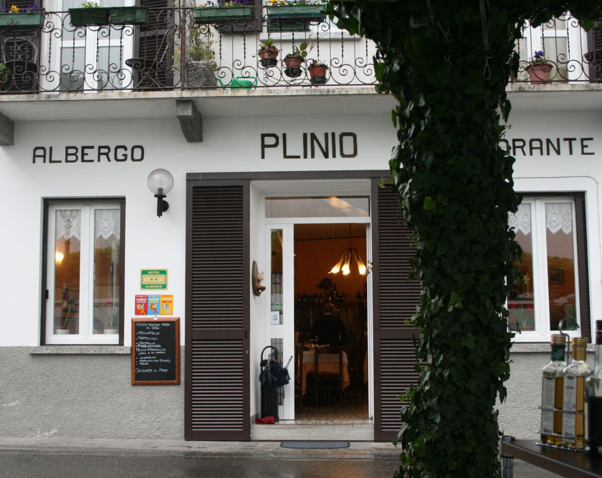 Plinio restaurant, Lenno
