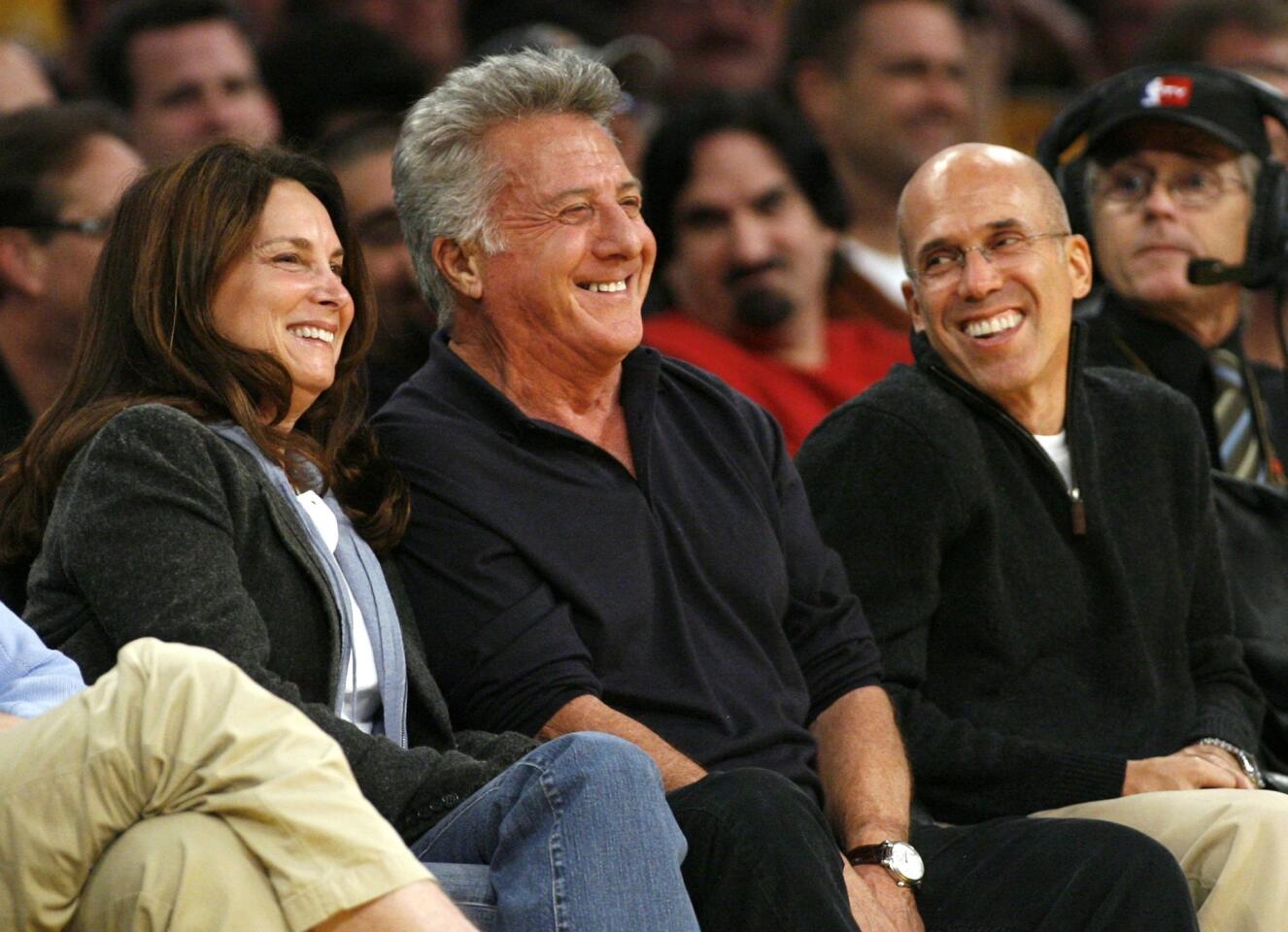 Dustin Hoffman, Lisa Gottsegen, Jeffrey Katzenberg
