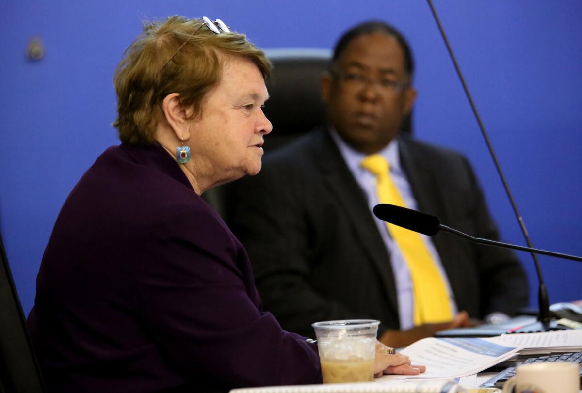 Touting what she said was a responsible budget plan, L.A. County Supervisor Sheila Kuehl on Tuesday chided critics who she said had predicted runaway spending after she and another liberal Democrat, Hilda Solis, were elected to the board.
