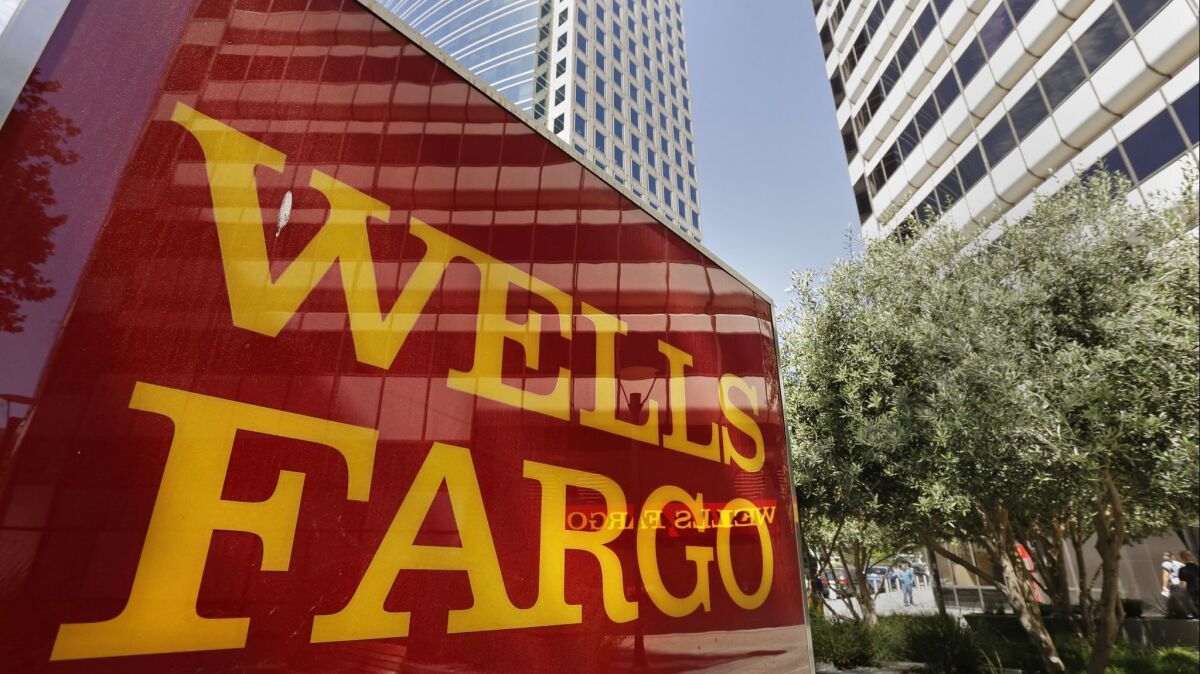 Wells Fargo offices in Oakland in July 2014.