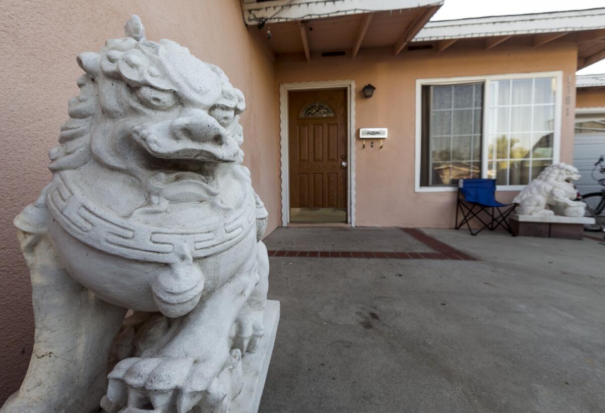 The family home of Sinh Vinh Ngo Nguyen in the Little Saigon district in Garden Grove.
