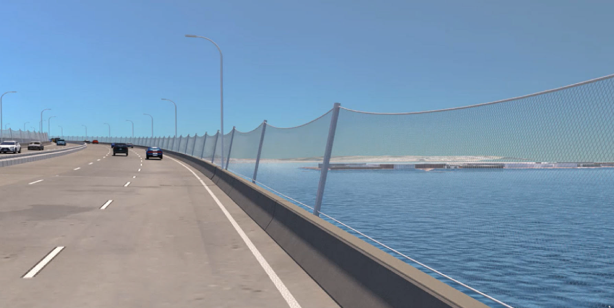 Officials choose suicide barrier for San DiegoCoronado Bridge Los