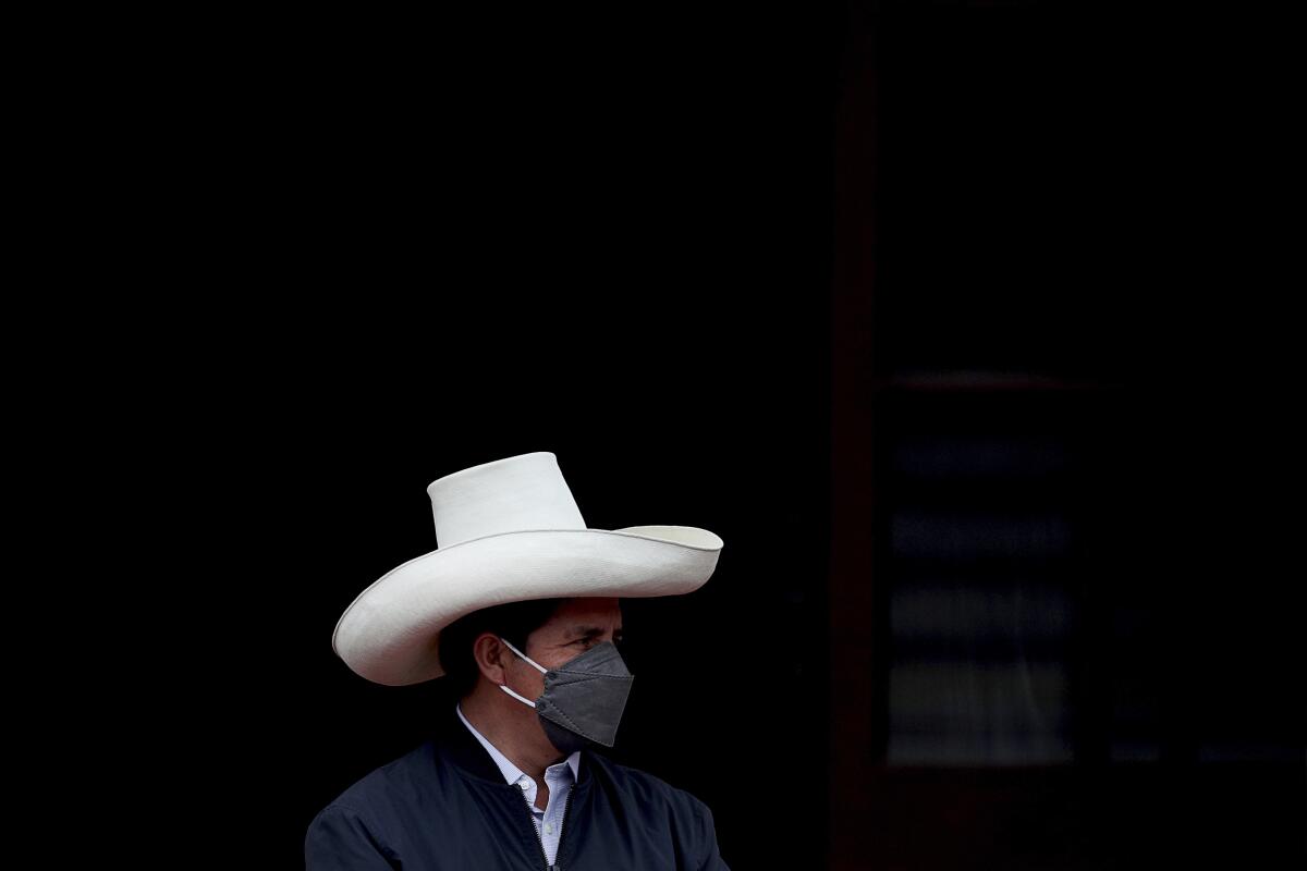 Peruvian President Pedro Castillo