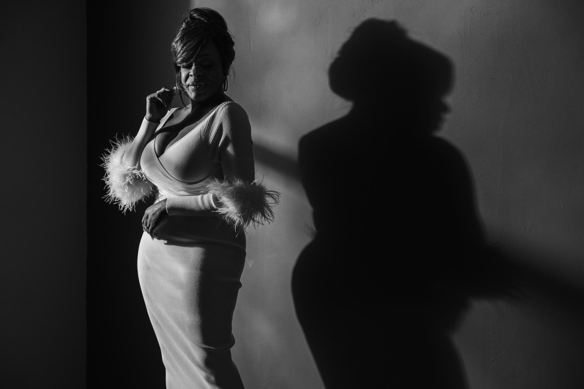 Niecy Nash-Betts poses for a portrait on the set of her show The Rookie: Fed on Wednesday, Aug. 31, 2022 in Los Angeles, CA. 