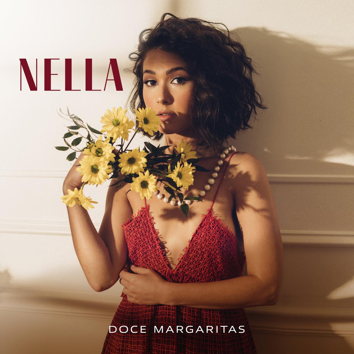 la portada de "Doce Margaritas", el más reciente álbum de la cantante venezolana Nella.