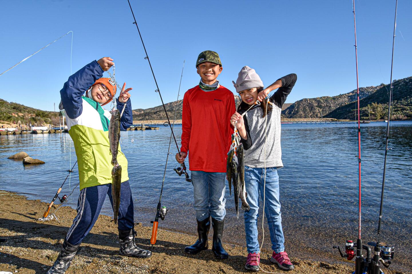 About 400 kids enjoy a day at Lake Poway for fishing derby - Pomerado News