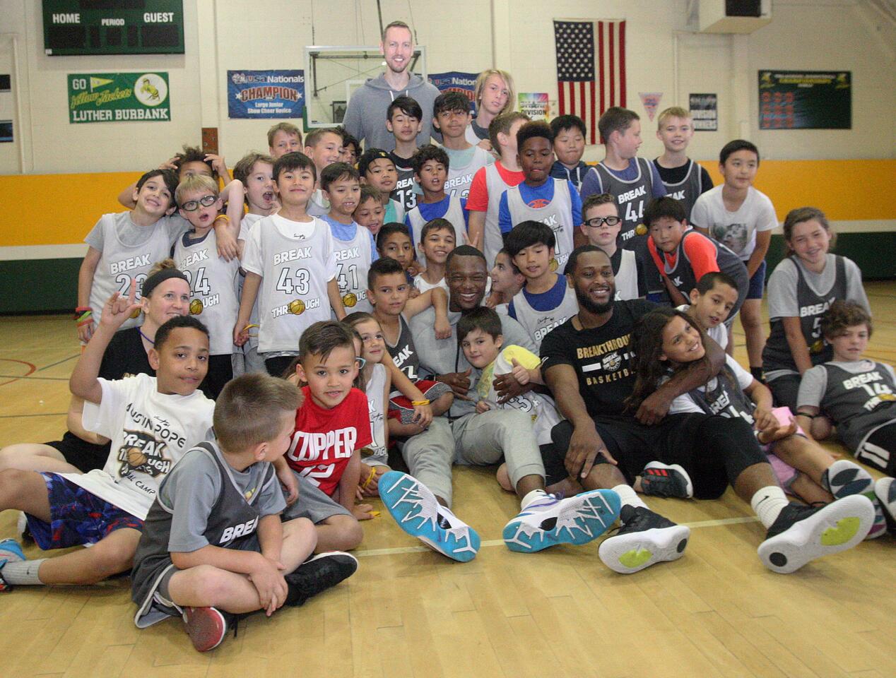 Photo Gallery: First ever Breakthrough Sports Basketball Camp has a special guest