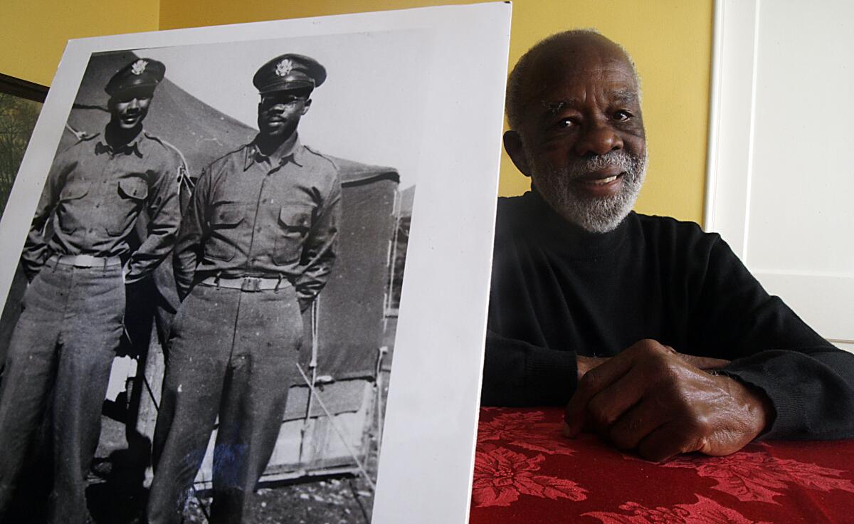 Theodore “Ted” Lumpkin Jr., pictured in 2008, died of COVID-19 on Dec. 26, a few days shy of his 101st birthday.