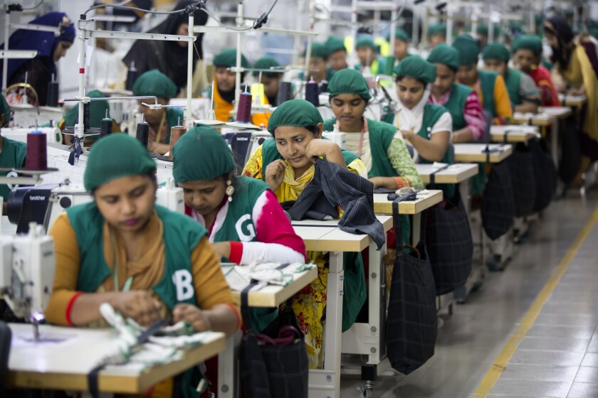 Virus Outbreak Bangladesh Garment Industry