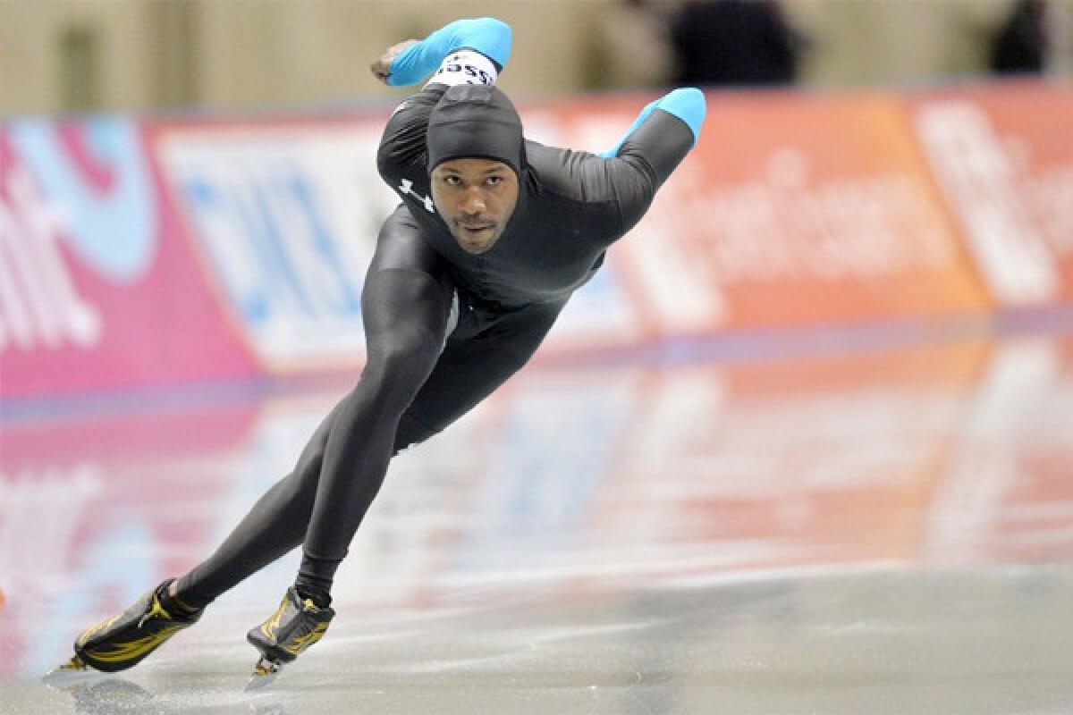 Short-track speedskater Shani Davis is looking to win the 1,000-meter for the third consecutive time, which would be a first for a male U.S. athlete.