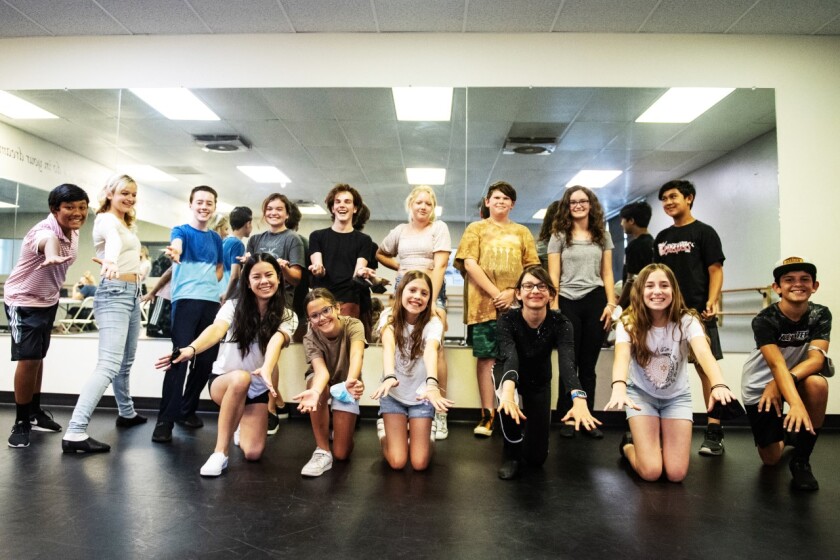The cast of "Tuck Everlasting the Musical, TYA."