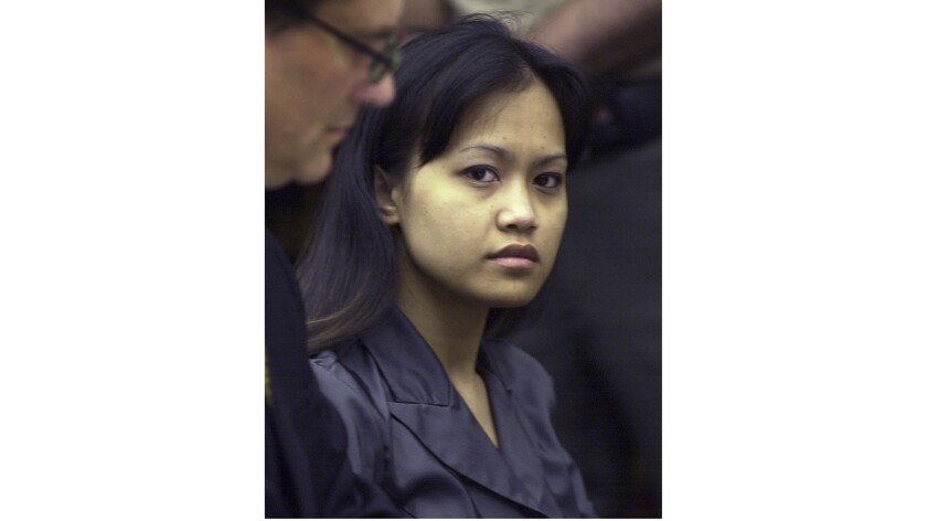 Ny Nourn, seen here during a 2003 court hearing, was convicted of murder for her role in the 1998 slaying of David Stevens