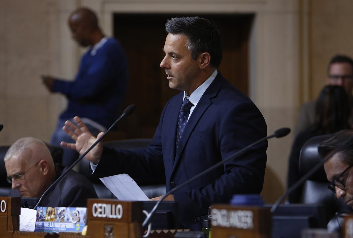 Los Angeles City Councilman Joe Buscaino said that unless L.A. receives federal relief, "we're going to see layoffs."