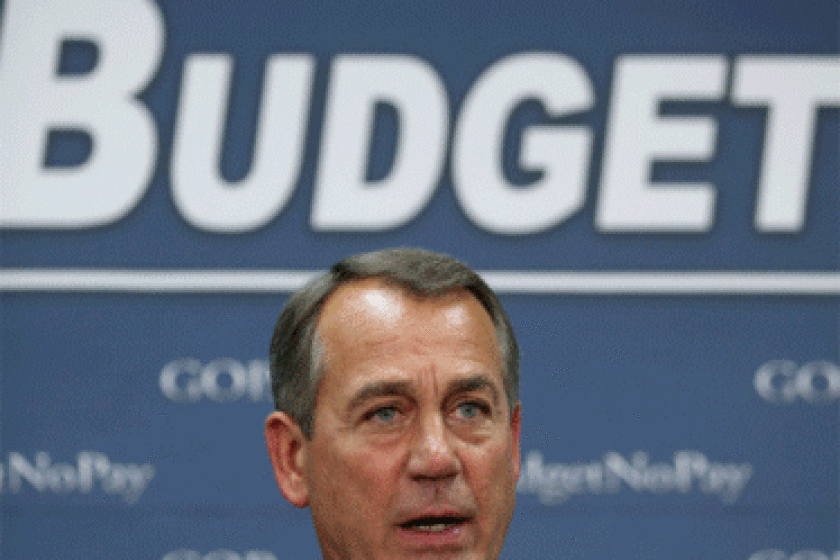 Speaker of the House John Boehner (R-Ohio) is looking to avoid "dumb fights."