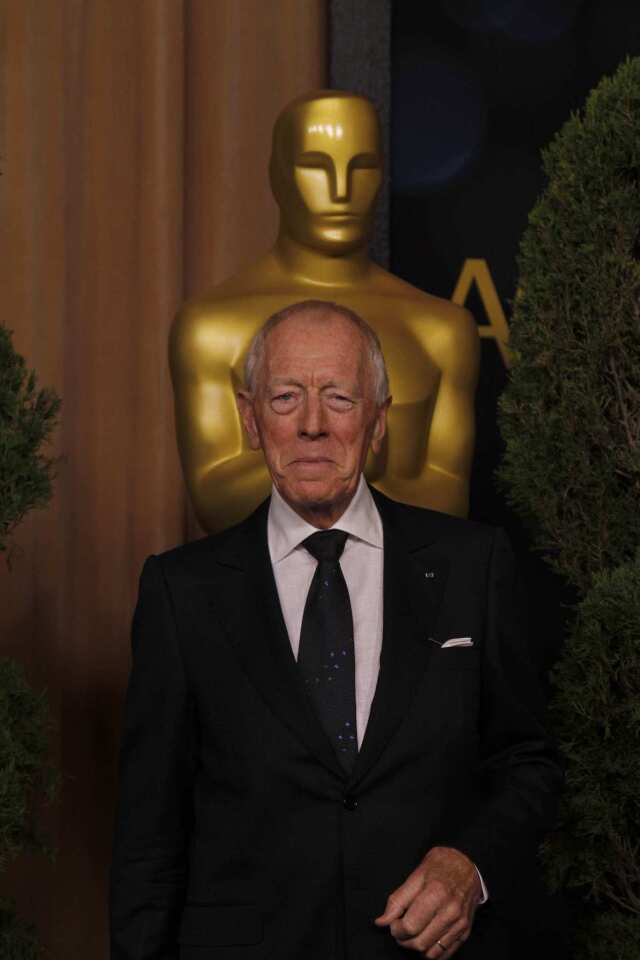 Max von Sydow is nominated for his supporting role in "Extremely Loud & Incredibly Close."