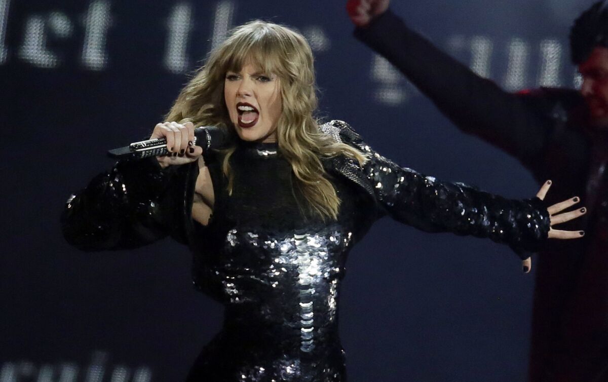 Taylor Swift is a possible Grammy nominee with her album "Reputation."