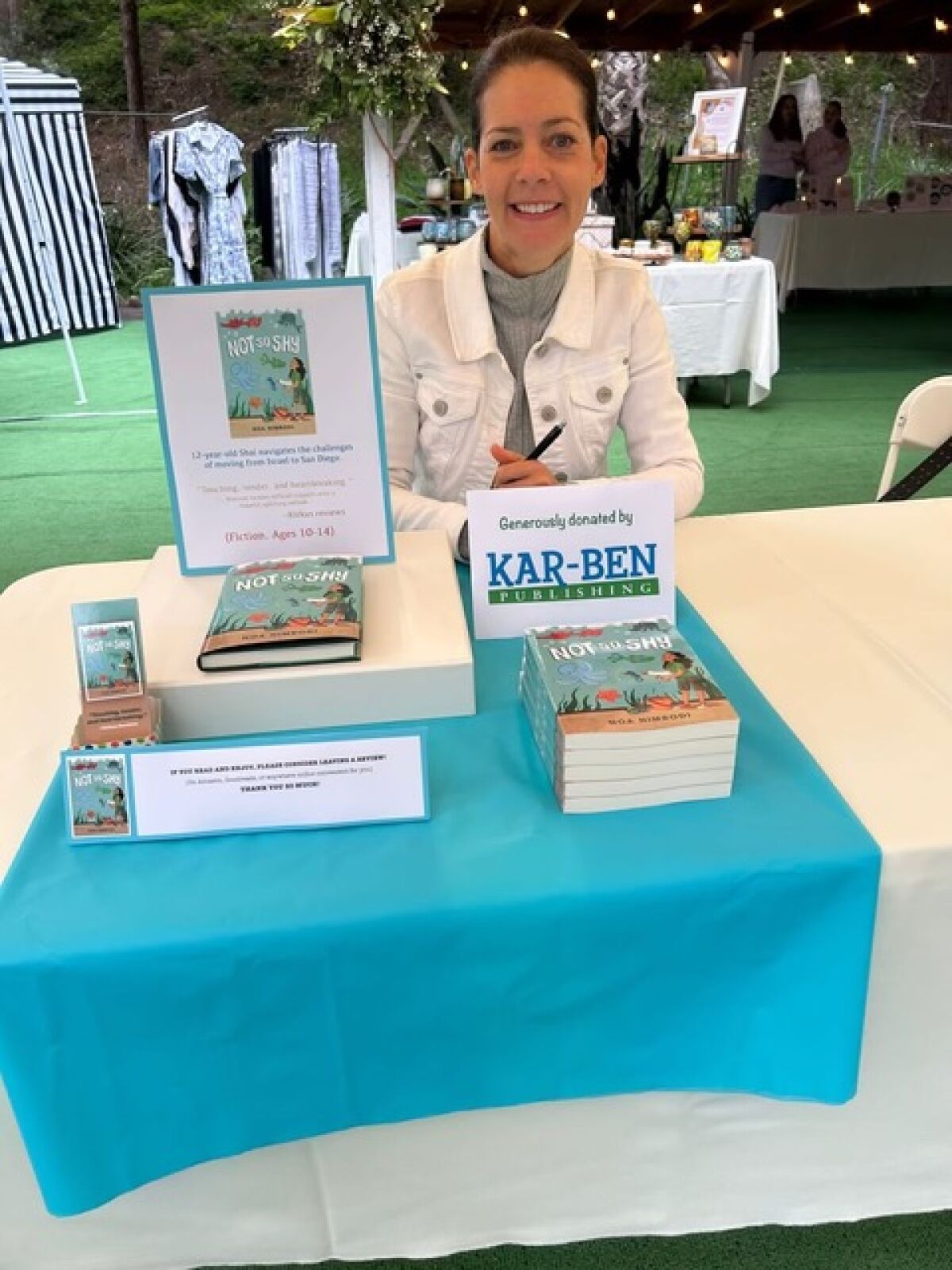 Local author Noa Nimrodi.