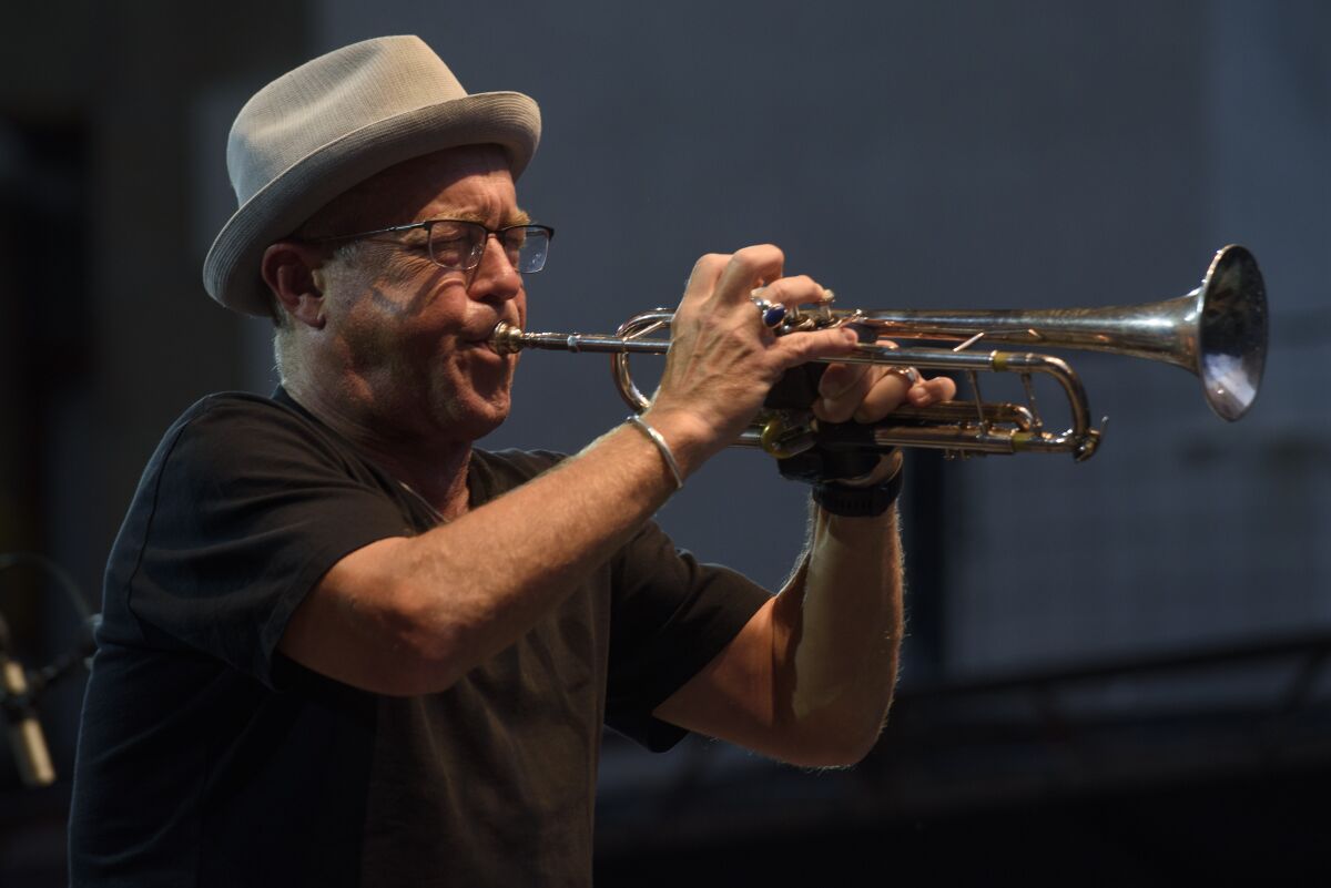 Trumpeter Dave Douglas at the 2021 Jazzaldia Festival in Italy