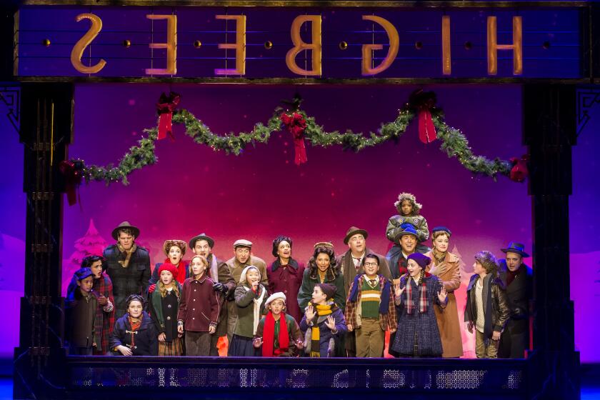 The cast of 'A Christmas Story' at the Ahmanson