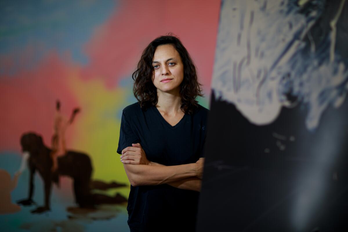 Tala Madani in her studio