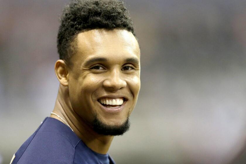 Brewers outfielder Carlos Gomez