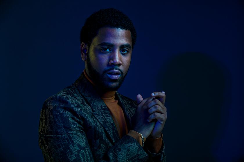 WEST HOLLYWOOD, CALIF. -- TUESDAY, JULY 23, 2019: Actor Jharrel Jerome, from the new Netflix film, "When They See Us," poses for portrait at Quixote Studios in West Hollywood, Calif., on July 23, 2019. (Marcus Yam / Los Angeles Times)