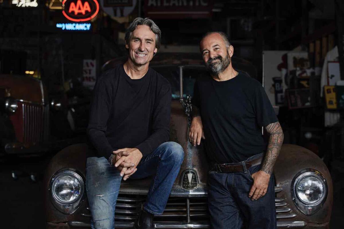 American Pickers Mike Wolfe and Frank Fritz