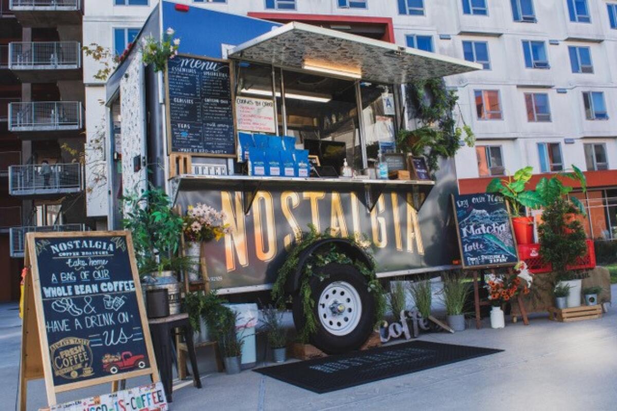 The Nostalgia Mobile Cafe aims to give customers a great cup of coffee in an approachable way.