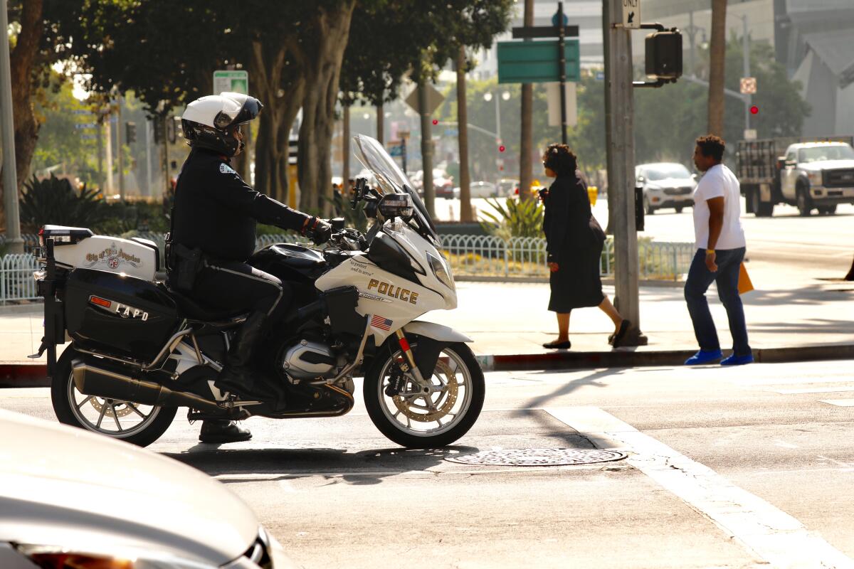 The LAPD has increased patrols each morning and afternoon in the Civic Center area after government employees raised concerns about safety entering and leaving work.