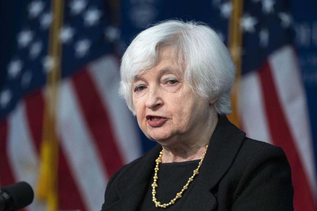 Treasury Secretary Janet Yellen 