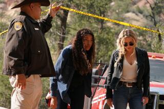 Kylie Bunbury, left, and Katheryn Winnick in "Big Sky" on ABC.