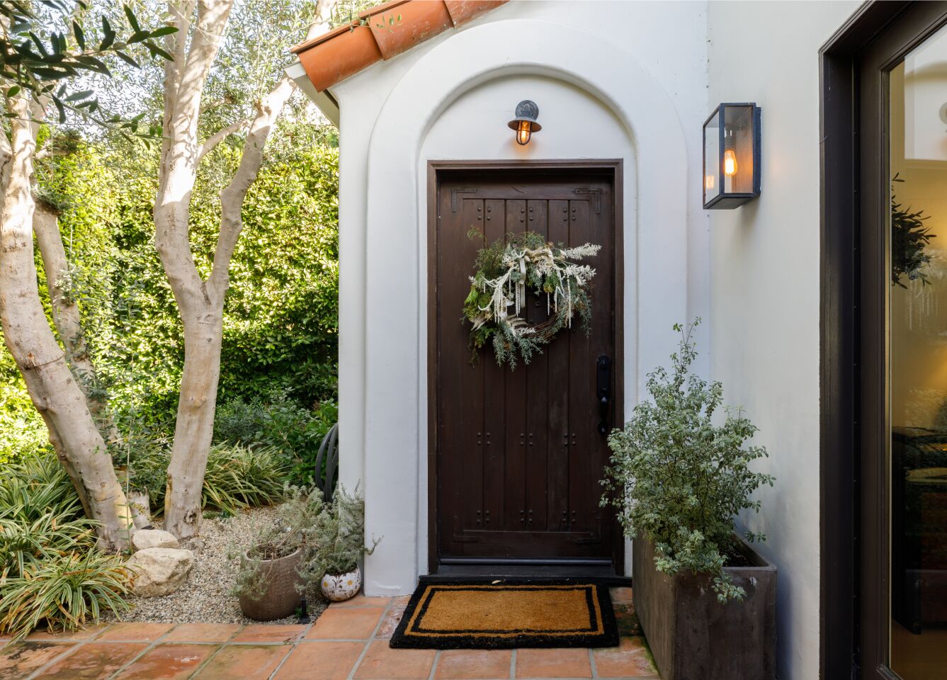 The entry.