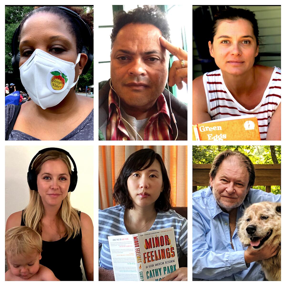 Authors Tayari Jones, Jervey Tervalon, Ivy Pochoda, Rick Bragg, Steph Cha, and Stephanie Danler