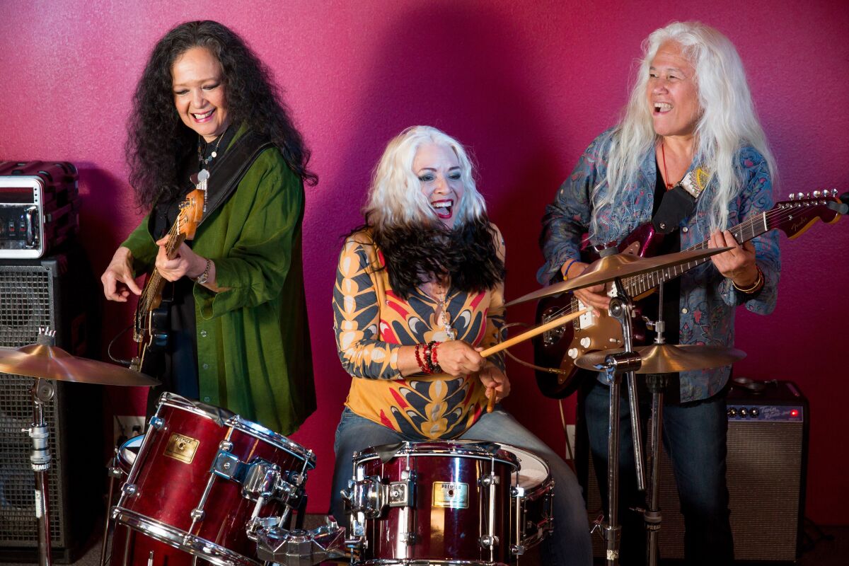 Rock band Fanny, composed of all-women Filipino Americans in 1960s-70s Sacramento.