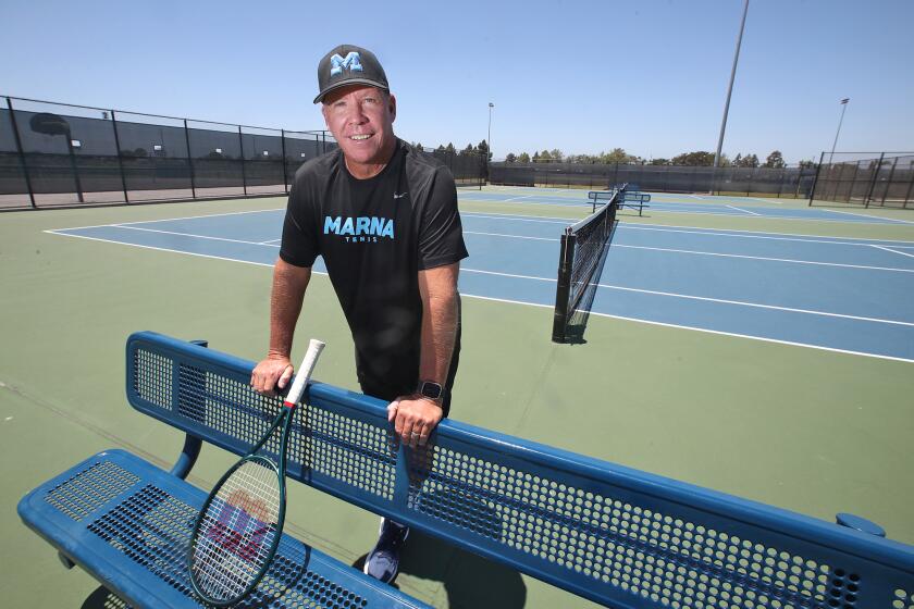 Chuck Kingman, Marina High tennis coach