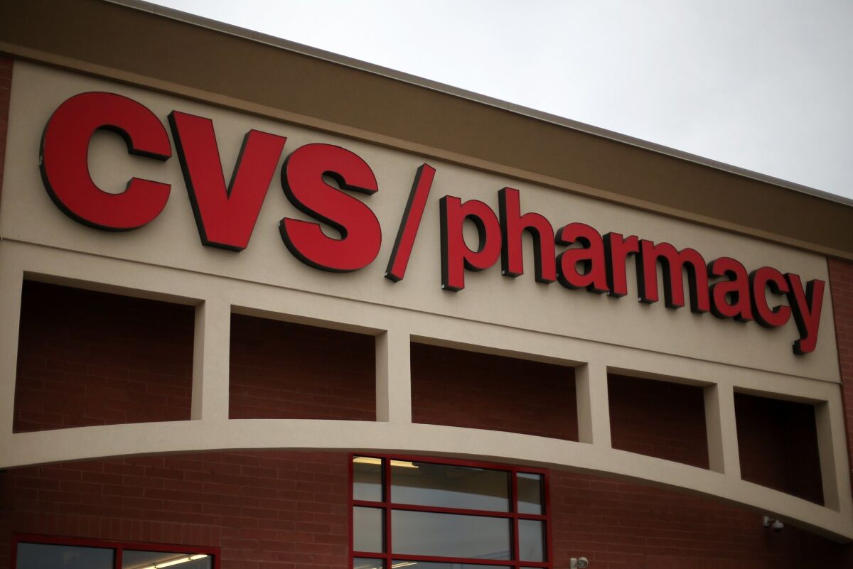 A CVS/Pharmacy storefront. 