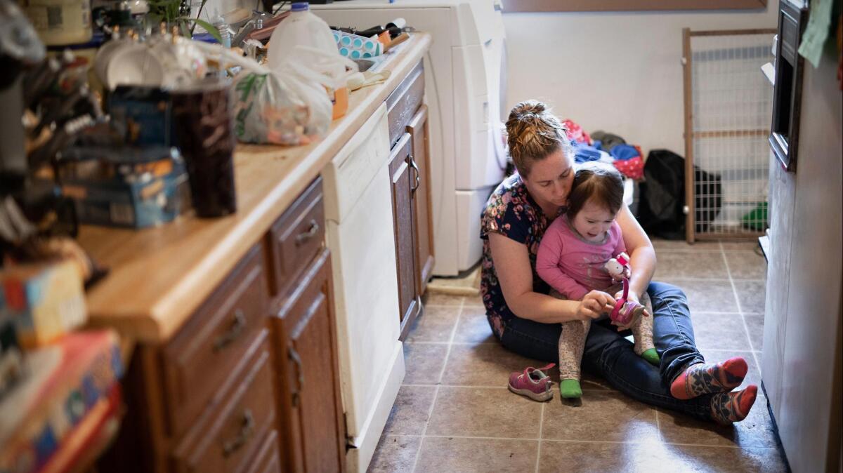 Clarisa Corber and daughter Kaley.