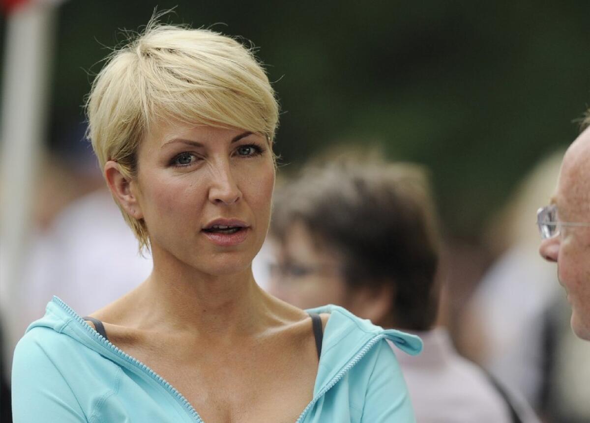 Heather Mills has been accused of attacking a Paralympics official.