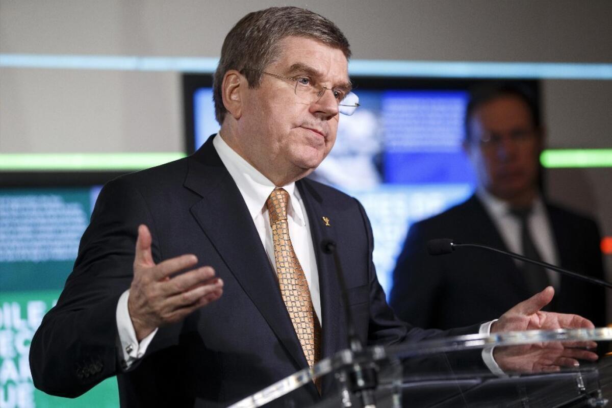 "Terrorism must never triumph. We trust that the Russian authorities will deliver safe and secure Olympic Winter Games for all athletes and all participants," IOC President Thomas Bach says.