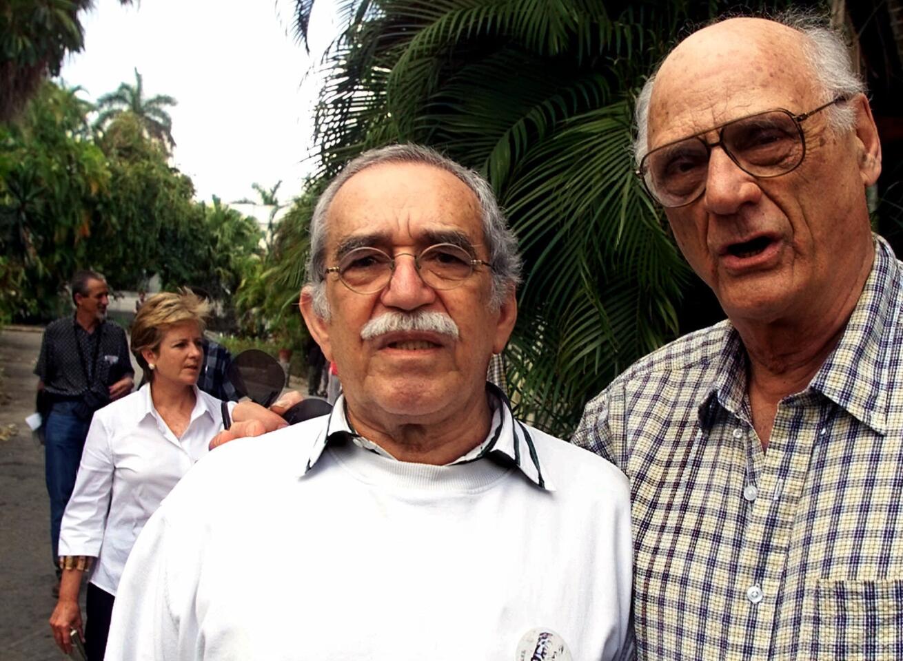 Gabriel Garcia Marquez and Arthur Miller