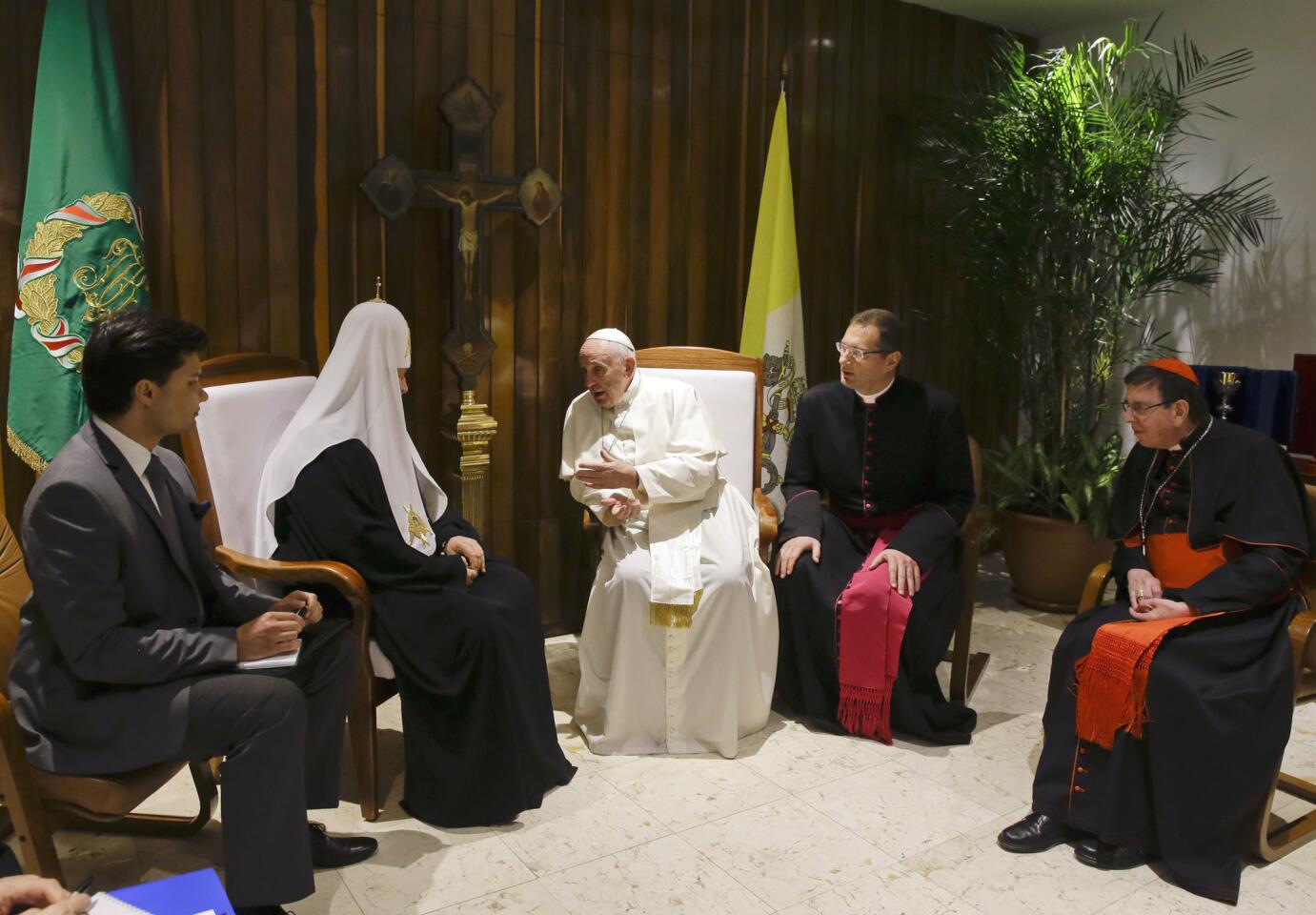 Pope Francis and Patriarch Kirill