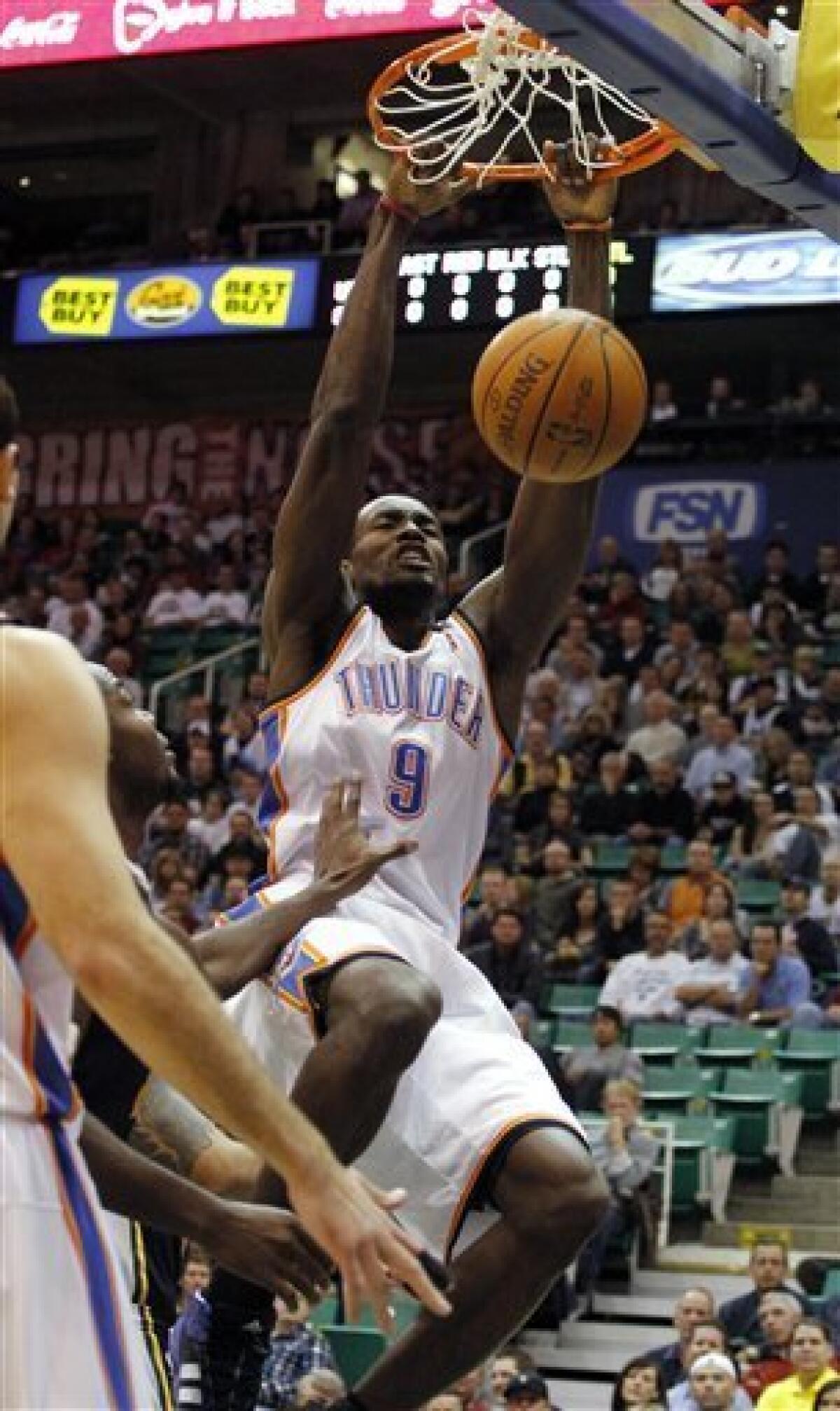 Thunder dunking game at its peak against Jazz