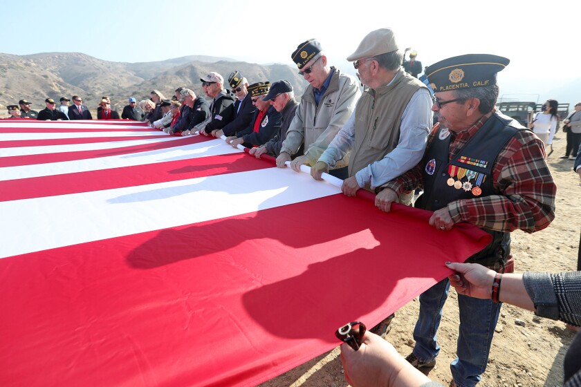 Veterans and local city officials deploy