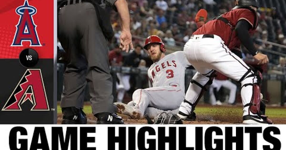 Angels vs. Arizona Diamondbacks highlights Los Angeles Times