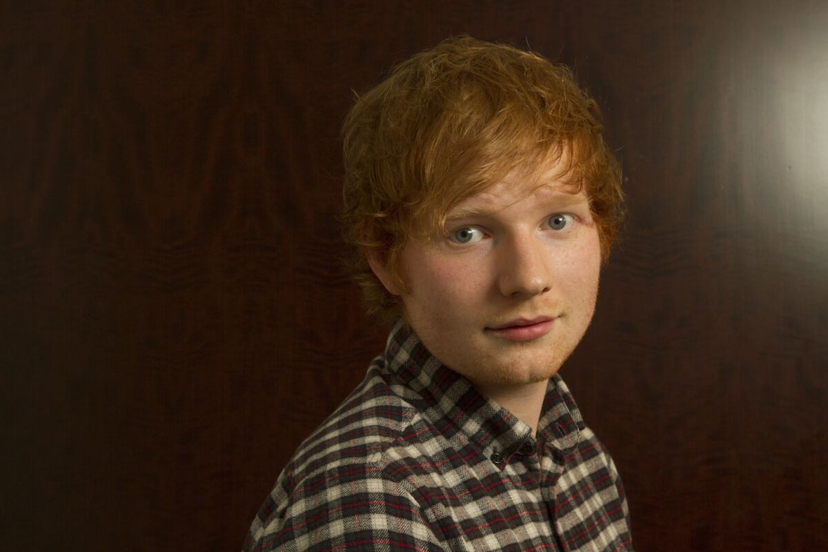 British pop singer-songwriter Ed Sheeran's new album, "÷," will be released in March.